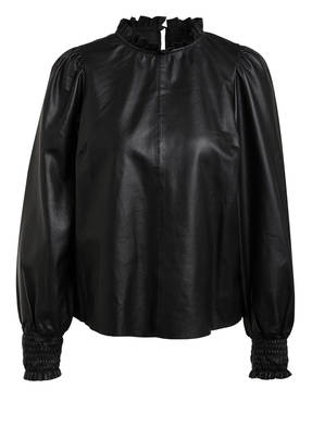 SET Blusenshirt aus Leder