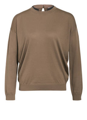 BRUNELLO CUCINELLI Pullover mit Schmucksteinbesatz