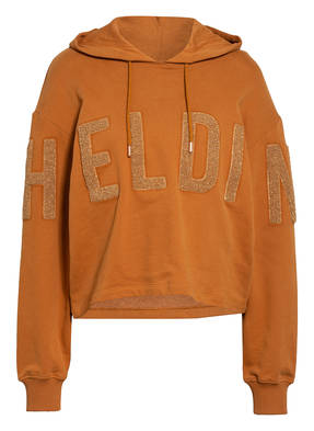 Herrlicher Cropped-Hoodie HAVEN mit Glitzergarn