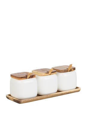 ladelle Vorratsdosen-Set ESSENTIALS mit Deckel und Löffel