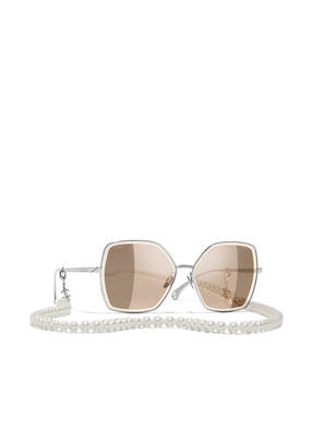 CHANEL Katzenaugenförmige Sonnenbrille