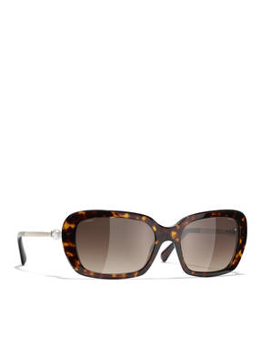 CHANEL Rechteckige Sonnenbrille