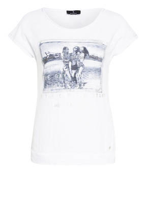 monari T-Shirt mit Schmucksteinbesatz