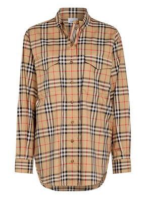 BURBERRY Oversized-Hemdbluse TURNSTONE