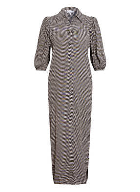 GANNI Hemdblusenkleid mit 3/4-Arm