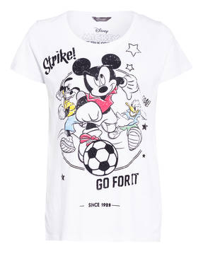 Princess GOES HOLLYWOOD T-Shirt GO FOR IT MICKEY mit Schmucksteinbesatz