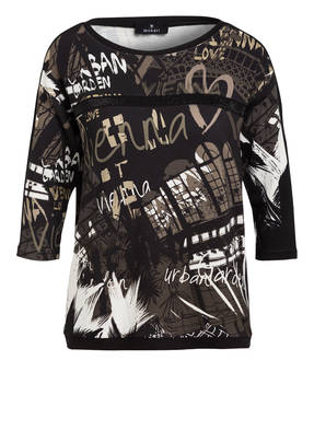 monari Shirt mit 3/4-Arm und Schmucksteinbesatz