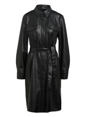 OPUS Hemdblusenkleid WELONI in Lederoptik