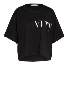 VALENTINO GARAVANI T-Shirt mit Paillettenbesatz