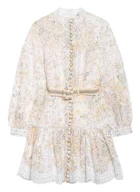 ZIMMERMANN Leinenkleid AMELIE aus Lochspitze