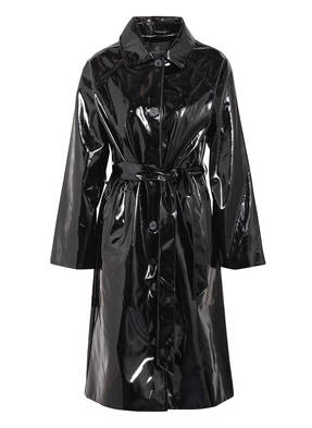 BRUUNS BAZAAR Trenchcoat JOSETTE GABY in Lacklederoptik