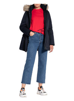 TOMMY HILFIGER Parka SORONA mit abnehmbarem Kunstpelzbesatz