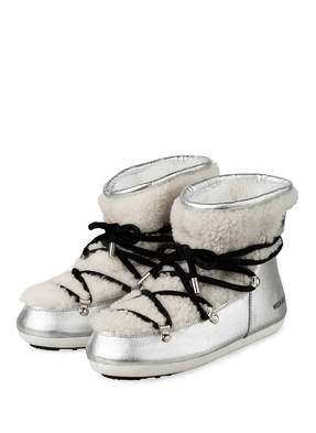 MOON BOOT Moon Boots DARK SIDE mit Echtfellbesatz