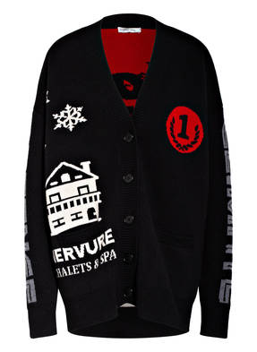 NERVURE Oversized-Strickjacke