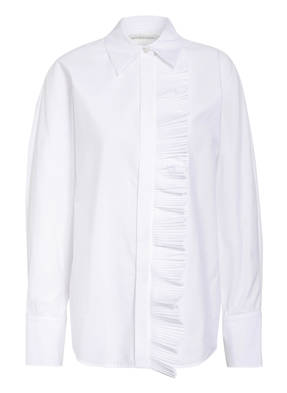 SPORTMAX Bluse mit Plisseebesatz