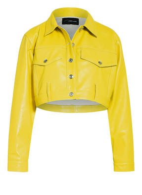 Manokhi Cropped-Lederjacke