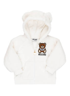MOSCHINO Sweatjacke mit Teddyfell