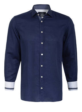 HACKETT LONDON Hemd Slim Fit mit Leinen