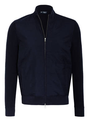 HACKETT LONDON Strickjacke im Materialmix