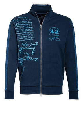 LA MARTINA Sweatjacke mit Galonstriefen