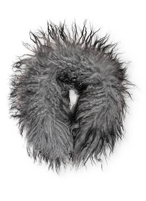 MALA ALISHA Lammfellkragen SWAN SMALL