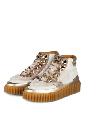VOILE BLANCHE Hightop-Sneaker EVA mit Kunstpelzbesatz