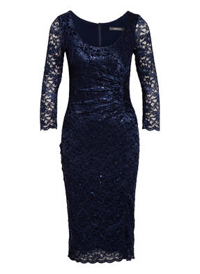 SWING Cocktailkleid mit 3/4-Arm und Paillettenbesatz