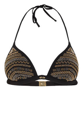 MARYAN MEHLHORN Neckholder-Bikini-Top EGYPT mit Schmucksteinbesatz