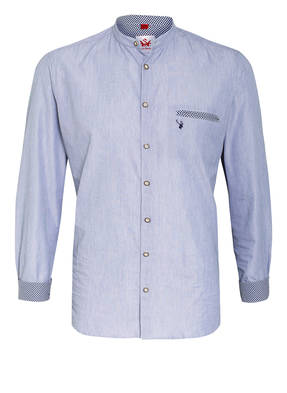 Spieth & Wensky Trachtenhemd Slim Fit mit Stehkragen
