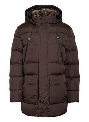 Marc O'Polo Daunenjacke mit Kunstfellbesatz