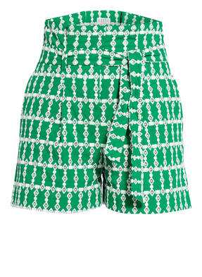 CLAUDIE PIERLOT Paperbag-Shorts ETINCELLE mit Spitzeneinsätzen