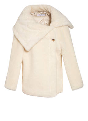 Max Mara Kunstfell-Cape FIACRE mit Alpaka