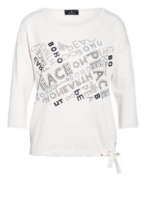 monari Shirt mit 3/4-Arm und Schmucksteinbesatz