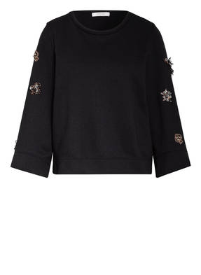 DOROTHEE SCHUMACHER Sweatshirt CASUAL COOLNESS mit Schmucksteinbesatz