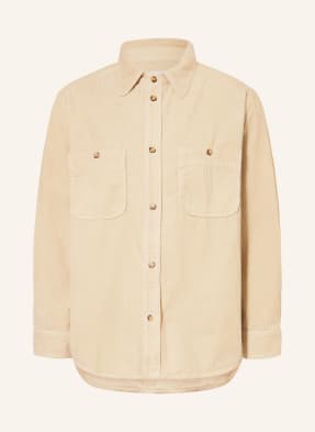 Isabel Marant Cordhemd Nario Comfort Fit beige