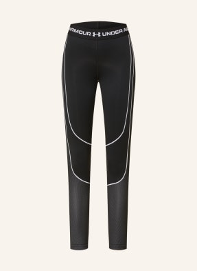 Under Armour Legíny Ua Coldgear černá / bílá