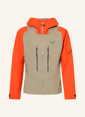 Dynafit Hardshell Bunda Blacklight 3l černošedá / oranžová