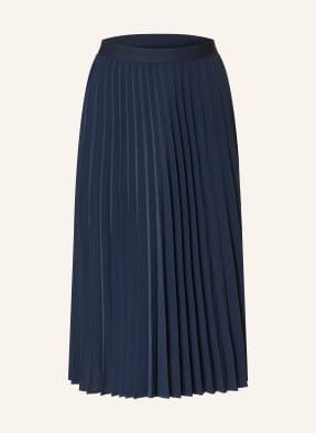 Tommy Hilfiger Skládaná Sukně tmavě modrá