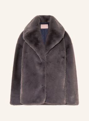 Ted Baker Bunda Z Umělé Kožešiny Fiela černošedá
