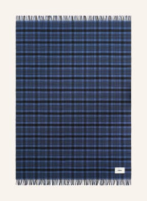 Tekla Plaid modrá / černá