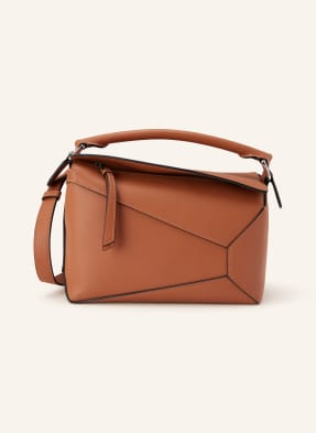 Loewe Handtasche Puzzle Edge Small braun