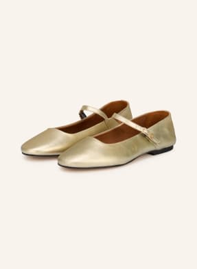Tommy Hilfiger Mary-Jane-Ballerinas gold