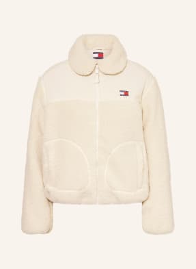 Tommy Jeans Bunda Z Medvídčí Kožešiny V Kombinaci Materiálů režná