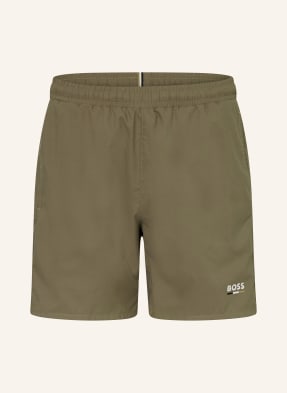 Boss Badeshorts Swordfish grau