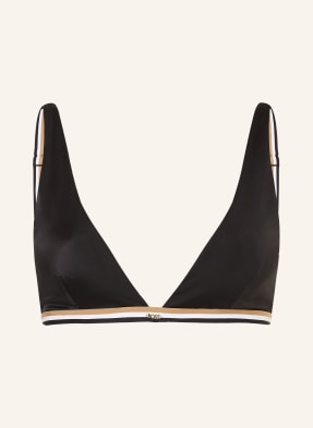 Boss Bralette-Bikini-Top Iconic schwarz