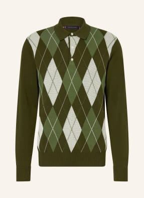 Tommy Hilfiger Strick-Poloshirt gruen