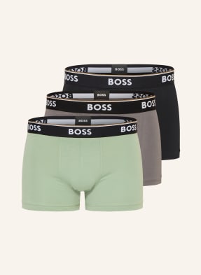 Boss 3er-Pack Boxershorts Power gruen