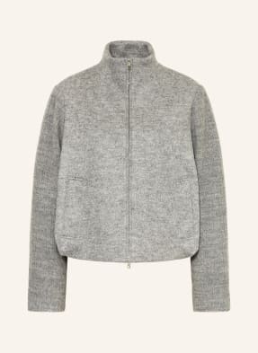 Boss Kastenjacke Jundalini Im Materialmix grau