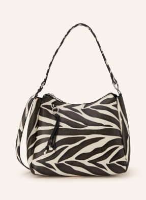 Seidenfelt Schultertasche Sandve beige