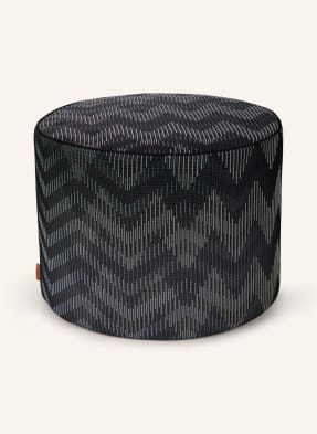 Missoni Home Pouf Dinamico tmavě šedá